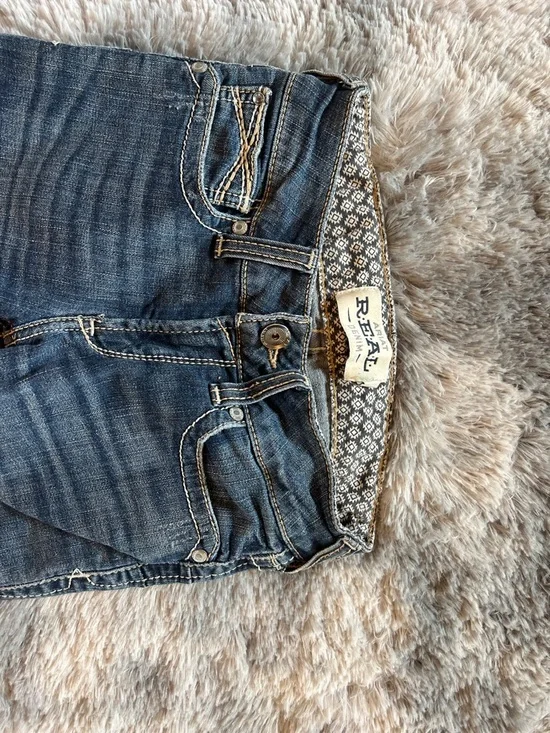 Ariat Dark Blue Flare Jeans - Picture 2 of 5